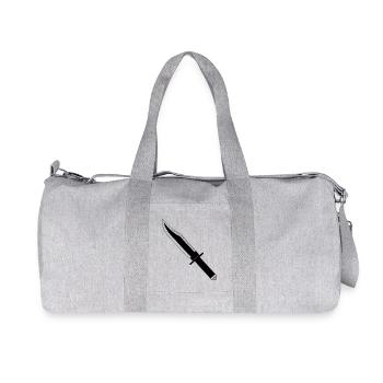 Knife survival - Recycled Canvas Sports Bag by Stanley/Stella - heather grey - Front
