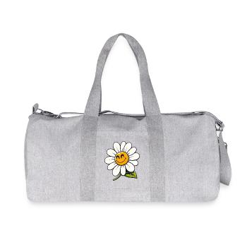 Pâquerette - Sac de sport en toile recyclée Stanley/Stella - gris chiné - Devant