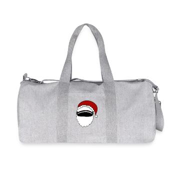 Santa Claus Helmet - Recycled Canvas Sports Bag by Stanley/Stella - heather grey - Front