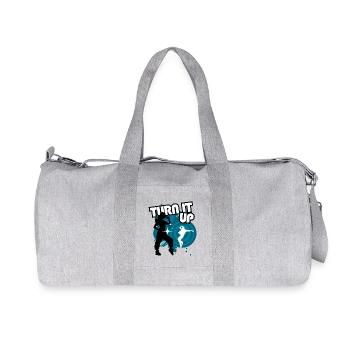 Turn It Up Danse Neon - Sac de sport en toile recyclée Stanley/Stella - gris chiné - Devant