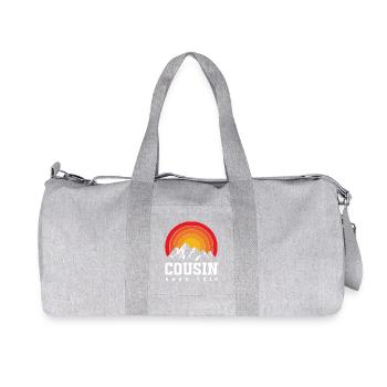 Cousin Road-trip - Recycled Canvas Sports Bag by Stanley/Stella - heather grey - Front