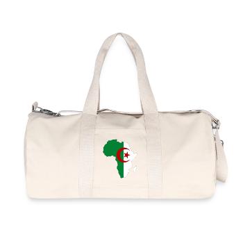 Algerien_Flagge_Afrika - Recycled Canvas Sports Bag by Stanley/Stella - natural - Front