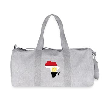 Ägypten_Flagge_Afrika - Recycled Canvas Sports Bag by Stanley/Stella - heather grey - Front