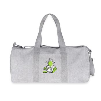Grenouille en vêtements de mouton - Sac de sport en toile recyclée Stanley/Stella - gris chiné - Devant