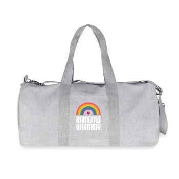 Mois de la fierté LGBTQ - Rainbow Warrior - Sac de sport en toile recyclée Stanley/Stella - gris chiné - Devant