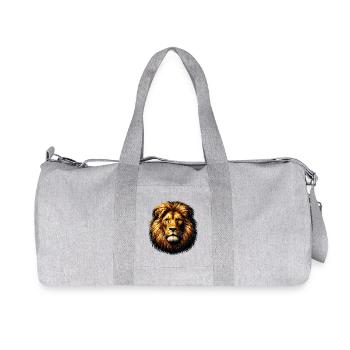 Löwe - Recycelte Canvas-Sporttasche von Stanley/Stella - Grau meliert - Vorne