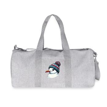 Mouette - Sac de sport en toile recyclée Stanley/Stella - gris chiné - Devant