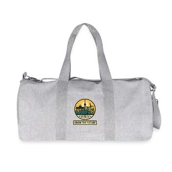 Grow the Future – Berlin - Recycled Canvas Sports Bag by Stanley/Stella - heather grey - Front