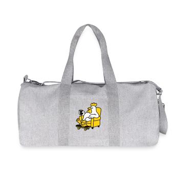 Good morning rooster - Recycled Canvas Sports Bag by Stanley/Stella - heather grey - Front