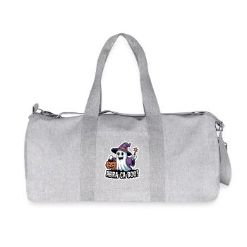 Wizard Boo - Baguette fantôme d’Halloween effrayante et mignonne - Sac de sport en toile recyclée Stanley/Stella - gris chiné - Devant