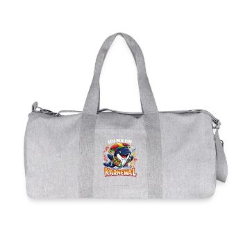 Karneval 2026 Ich Bin Ein Karnewal Party - Recycelte Canvas-Sporttasche von Stanley/Stella - Grau meliert - Vorne