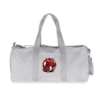 Radball, Cycleball, Hallenradsport - Recycelte Canvas-Sporttasche von Stanley/Stella - Grau meliert - Vorne