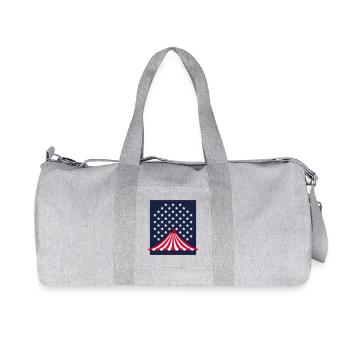 America Now - Sac de sport en toile recyclée Stanley/Stella - gris chiné - Devant