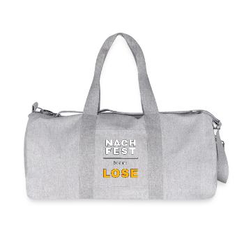 Après que le difficile arrive, PERDEZ - Un dicton drôle sur un mécanicien - Sac de sport en toile recyclée Stanley/Stella - gris chiné - Devant