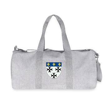Wappen von Moulins - Recycelte Canvas-Sporttasche von Stanley/Stella - Grau meliert - Vorne