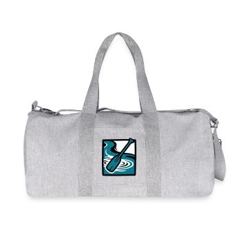 Icône de l’eau de la rivière Paddle - Sac de sport en toile recyclée Stanley/Stella - gris chiné - Devant