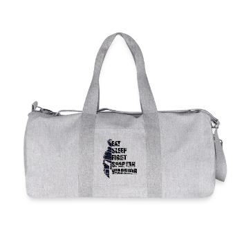 Spartan Warrior - Recycled Canvas Sports Bag by Stanley/Stella - heather grey - Front