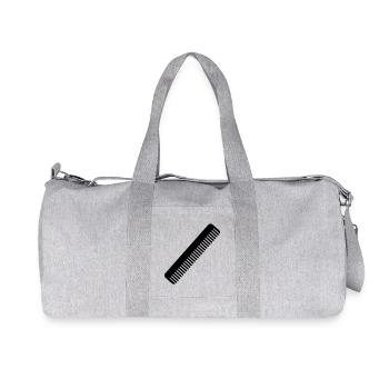 Peigne pour coiffeur - Sac de sport en toile recyclée Stanley/Stella - gris chiné - Devant