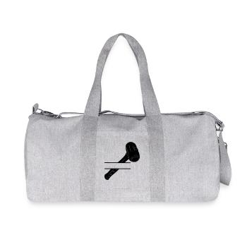 Hammer monogram for demolition - Recycled Canvas Sports Bag by Stanley/Stella - heather grey - Front