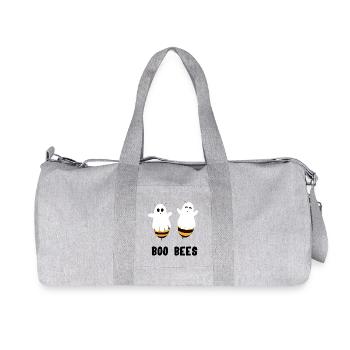 Boo Bees - Recycled Canvas Sports Bag by Stanley/Stella - heather grey - Front