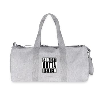 Tout droit sorti de l’est (couleurs changeantes) - Sac de sport en toile recyclée Stanley/Stella - gris chiné - Devant