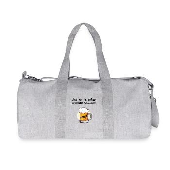 jeu de la biere - Sac de sport en toile recyclée Stanley/Stella - gris chiné - Devant