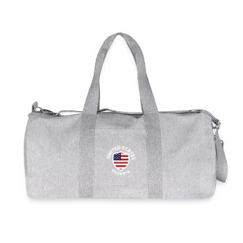 Georgia's United States Shield - Recycled Canvas Sports Bag by Stanley/Stella - heather grey - Front