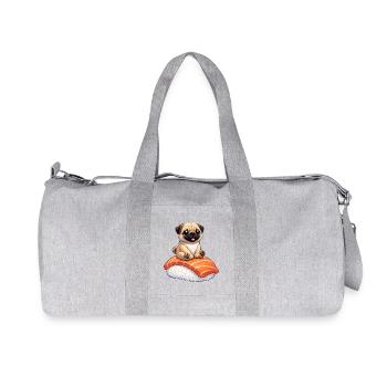 Carlin sucré avec sushi cuisine japonaise - Sac de sport en toile recyclée Stanley/Stella - gris chiné - Devant