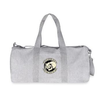 Death Before Decaf Skull Kaffee - Recycelte Canvas-Sporttasche von Stanley/Stella - Grau meliert - Vorne