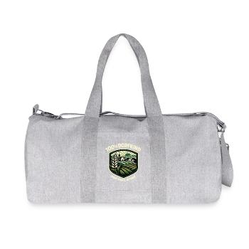 Dorfkind Ländliche Ernte - Recycelte Canvas-Sporttasche von Stanley/Stella - Grau meliert - Vorne