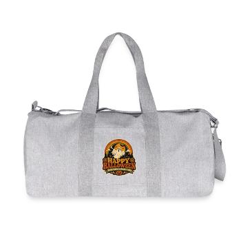 Halloween - Recycelte Canvas-Sporttasche von Stanley/Stella - Grau meliert - Vorne