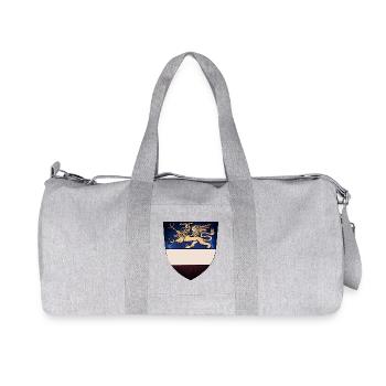 Rostock coat of arms variant - Recycled Canvas Sports Bag by Stanley/Stella - heather grey - Front