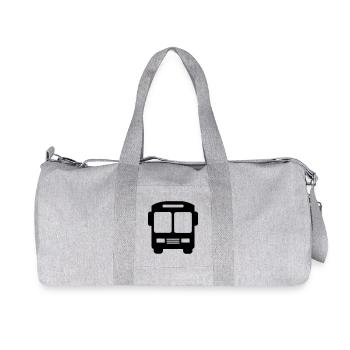 Bus logo - Recycled Canvas Sports Bag by Stanley/Stella - heather grey - Front