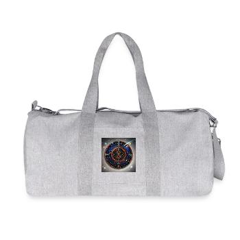 Sternenstaub-Pfeile - Recycelte Canvas-Sporttasche von Stanley/Stella - Grau meliert - Vorne