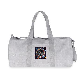 Infinity Bullseye - Recycelte Canvas-Sporttasche von Stanley/Stella - Grau meliert - Vorne