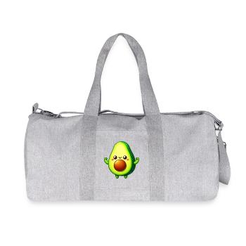 Avocado - Recycled Canvas Sports Bag by Stanley/Stella - heather grey - Front