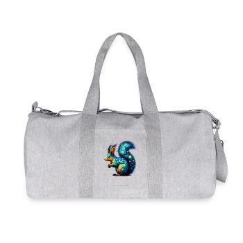 Eichhörnchen - Recycelte Canvas-Sporttasche von Stanley/Stella - Grau meliert - Vorne