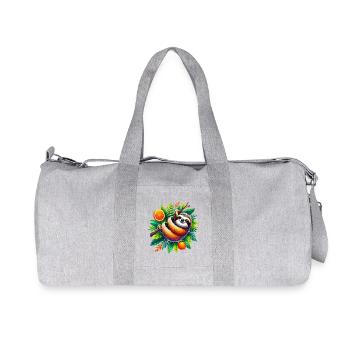 Paresse - Sac de sport en toile recyclée Stanley/Stella - gris chiné - Devant