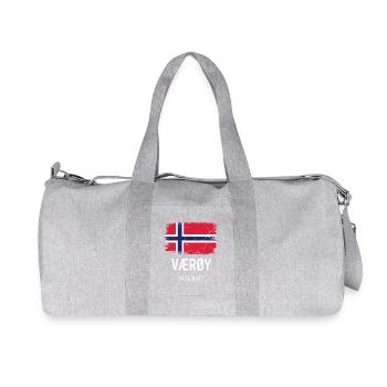 VÆRØY  - Recycelte Canvas-Sporttasche von Stanley/Stella - Grau meliert - Vorne
