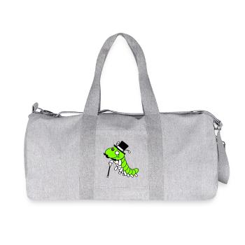 Caterpillar Sir Lord Rich Monocle Lunettes Chapeau haut de forme - Sac de sport en toile recyclée Stanley/Stella - gris chiné - Devant