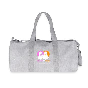 Halloween Gender Reveal - Recycelte Canvas-Sporttasche von Stanley/Stella - Grau meliert - Vorne