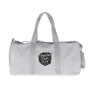 Équipe de la fête d’après-ski - Sac de sport en toile recyclée Stanley/Stella - gris chiné - Devant