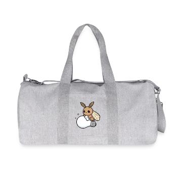 Motte poliert Lampe - Recycelte Canvas-Sporttasche von Stanley/Stella - Grau meliert - Vorne