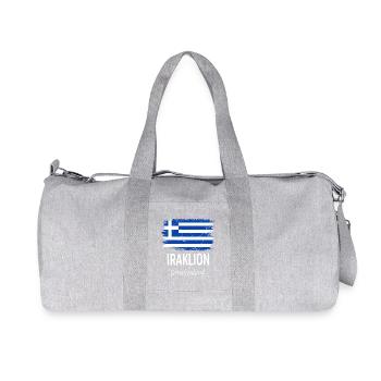 Iraklion - Sac de sport en toile recyclée Stanley/Stella - gris chiné - Devant
