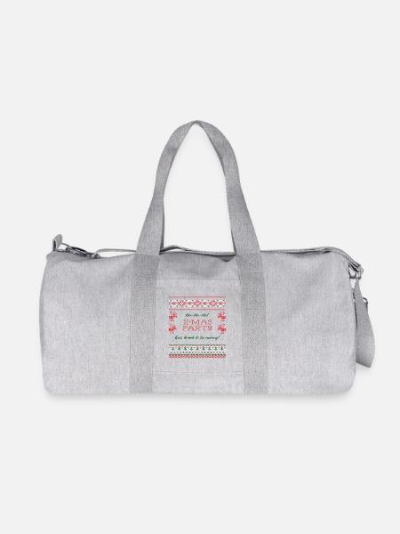 Xmas Party Shirt - Recycled Canvas Sports Bag by Stanley/Stella - heather grey
