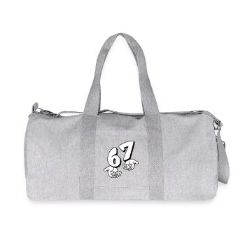 67 Six Seven - Recycelte Canvas-Sporttasche von Stanley/Stella - Grau meliert - Vorne