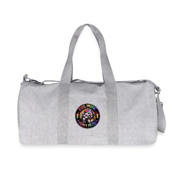 Rainbow Unicorn Heavy Metal - Recycled Canvas Sports Bag by Stanley/Stella - heather grey - Front