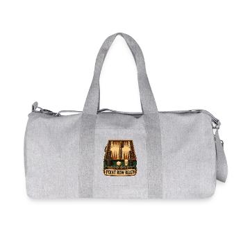 RANGÉE DE POINTS PRÊTE - Sac de sport en toile recyclée Stanley/Stella - gris chiné - Devant
