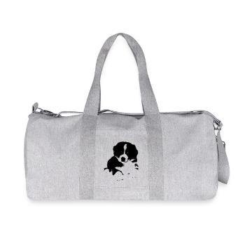 Cute Dog - Recycled Canvas Sports Bag by Stanley/Stella - heather grey - Front