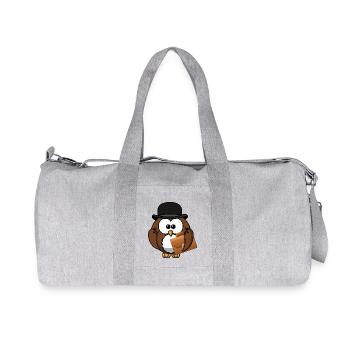 backpack suitcase backpack bag briefcase89 - Recycled Canvas Sports Bag by Stanley/Stella - heather grey - Front